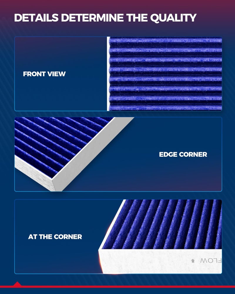 KAX Cabin Air Filter  Replacement for GCF018 (CF11809) Silverado  Suburban  Tahoe  Sierra  Yukon  Escalade Cabin Filter  Strong Adsorption Cabin Filter with Upgraded Activated Carbon - Image 5